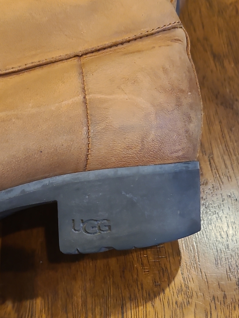 Women’s UGG Broome II Chestnut Shearling Tall Boot size 7. - Picture 5 of 8